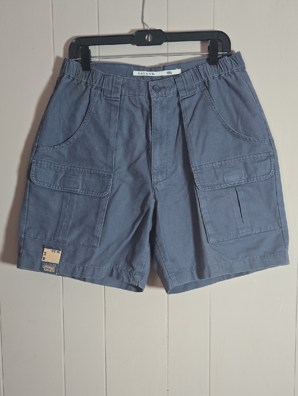 Savane Original Khakis Mens Diesel Cargo Hiking Shorts NWT Size 34
